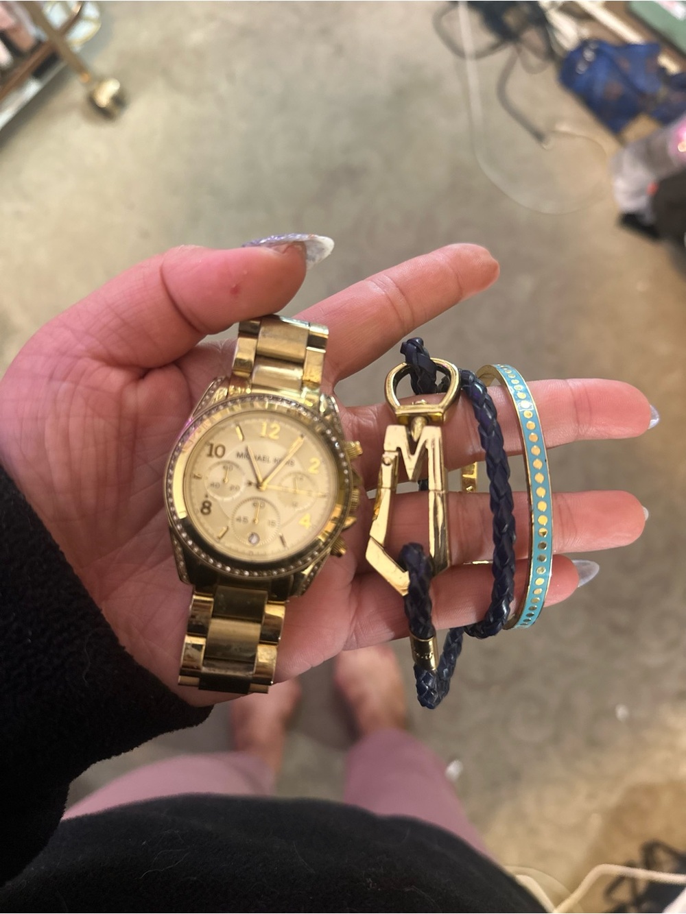 3 Pc Designer Jewelry: Michael Kors Watch Marc Jacob’s & Kate Spade Bracelet